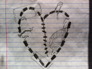 Fixed Heart Drawing