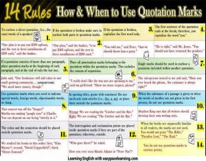 ... also use quotations 14 rules of how and when to use quotation marks