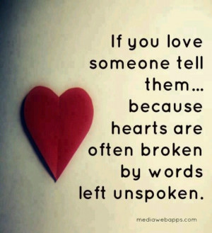 Unspoken words
