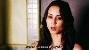 pretty little liars quote pll spencer hastings stop caring animated ...