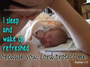 ... rest, the Lord is with me. Christian Photo, image, religious postcards