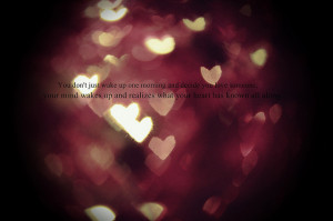 bokeh, hearts, love, love quotes, quote - inspiring picture on Favim ...