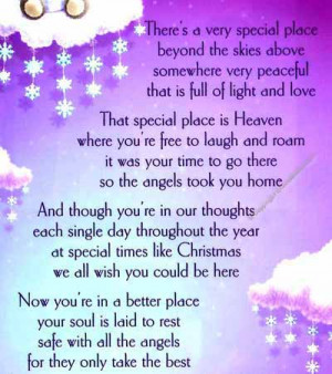 ... special angel in heaven angel in heaven poems my angel up in heaven