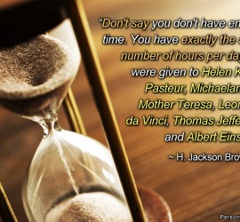 Quotes on Time Management