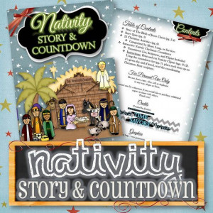 Nativity Advent & Story INSTANT DOWNLOAD by TimeSavors on Etsy: Native ...
