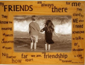 Friends always there for me friendship quote
