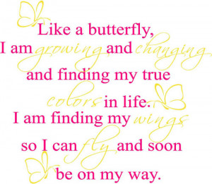 butterfly quotes for kids