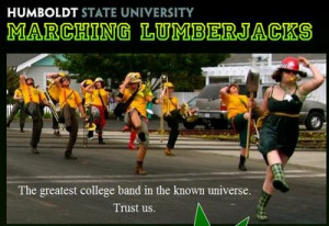 Humboldt State University, Marching Lumberjacks,