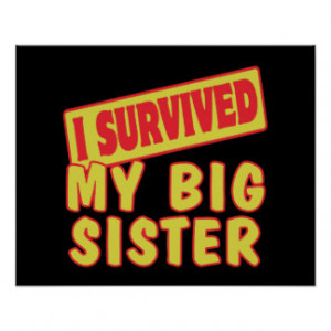 Funny Sister Sayings Posters