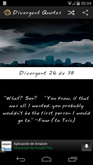 Divergent Quotes - screenshot