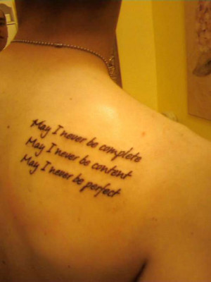 Fight Club Quote Tattoo