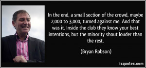 More Bryan Robson Quotes