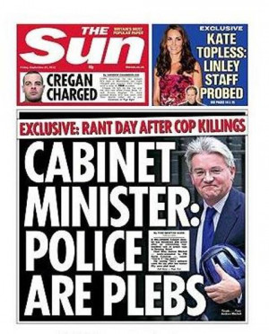 Sun stands by story as Andrew Mitchell denies 'f***ing pleb' quote