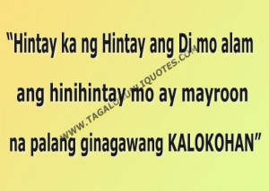 Tagalog Sad Quote For Him Love Paasa Lang