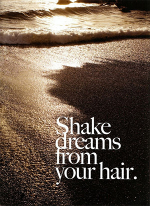 Motivation Monday Inspirational Quote Shake Dreams from your Hair ...