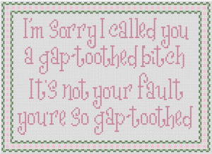 ... This one is from Mean Girls, and the font is called Girls are Weird