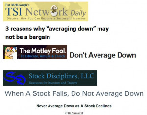 Don't Average Down - quotes