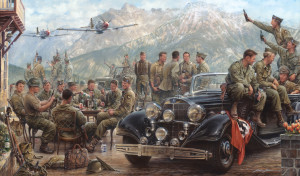 The Eagle's Nest- A Band of Brothers Print by John D. Shaw