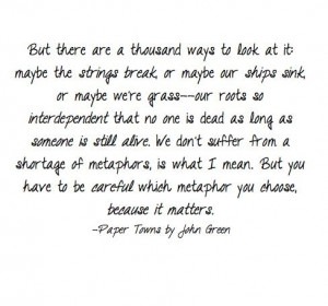Paper towns quote- 
