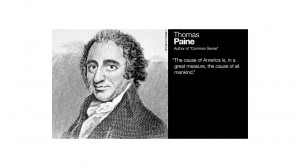 Paine, writing in his famous 1776 pamphlet.