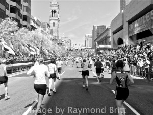 Boston Marathon Finish Line on Boylston Street: The Runner's ...