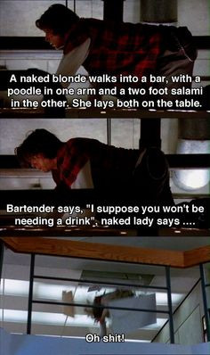 ... the joke because nobody could think of one -- The Breakfast Club More