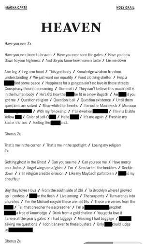 Jay-Z’s ‘Magna Carta Holy Grail’ Quotes R.E.M. In Addition To ...