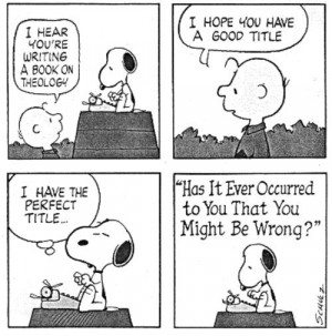 Snoopy on Theology