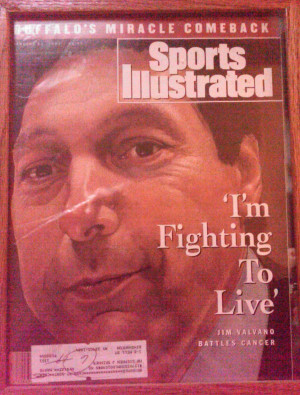 Jimmy Valvano Quotes Never Give Up Back at jimmy v's life and