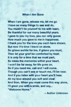 Esther, I'm so sorry to hear of your loss. I was able to find the poem ...