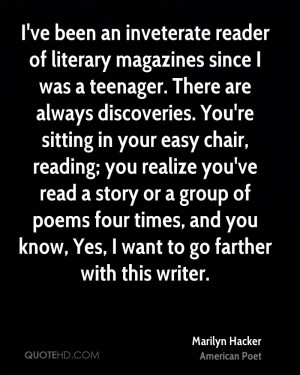 ve been an inveterate reader of literary magazines since I was a ...