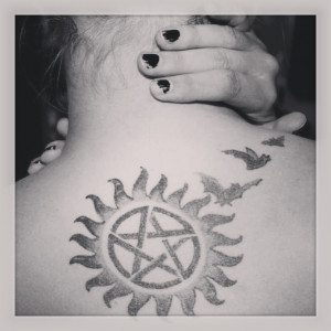 Supernatural Anti-Possession Tattoo.