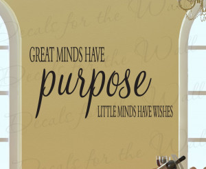 Have a Purpose Wall Decal Quote