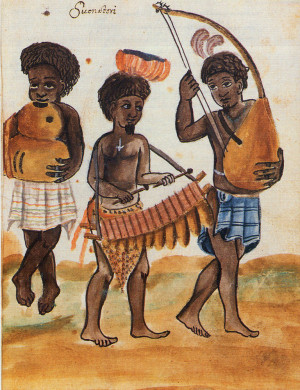 17th Century Central African Harp
