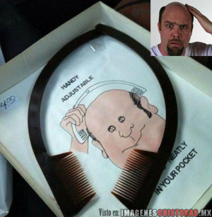 Peine para pelones y calvos