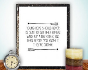 Boy Nursery Quote Print, arrow prin table wall art decor, inpirational ...