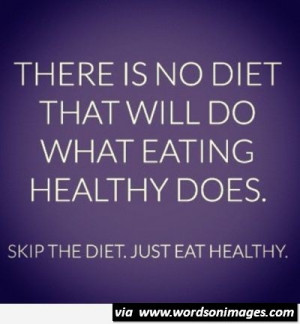 Diet quotes and sayings