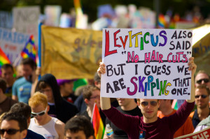 ian funny stuff picture bible gay leviticus protest quote 4 comments