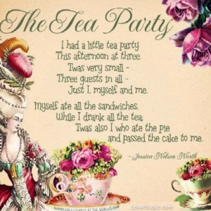 The Tea Party Poem