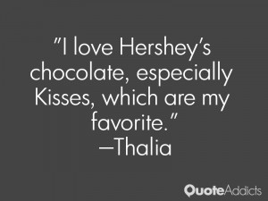 love Hershey 39 s chocolate especially Kisses which are my favorite