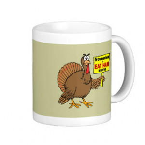 Funny Thanksgiving turkey Coffee Mugs