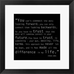 Trust Quote' Framed Art