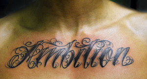 ambition tattoo