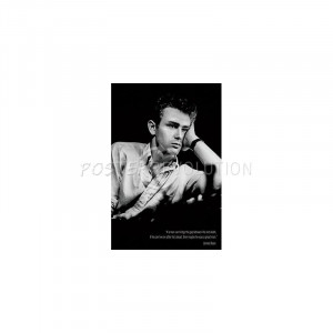 James Dean Movie (Great Man Quote) Poster