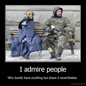 homeless people, demotivational posters