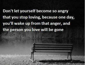 Don't let anger control you...