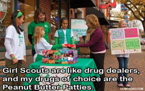 funny pictures girl scout cookies