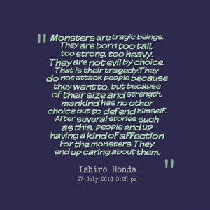 Quotes About: Monsters