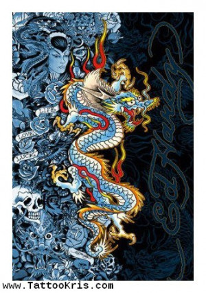 Blue Dragon Japanese Tattoo...
