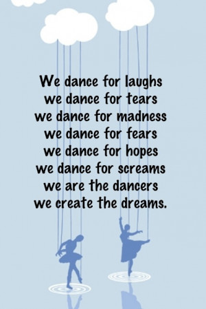 Dance Recital Ad Quotes